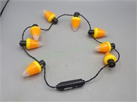Battery op candy corn illuminated necklace!