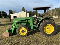 96 John Deere 5200 Tractor, 4WD, W/JD 540 Loader