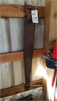 Antique Hand saw- 4 foot