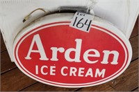 Vintage Arden electric ice cream sign
