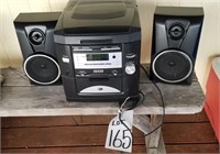 Stereo unit with speakers, radio/CD player