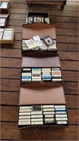 Large lot of 8-track tapes and cases