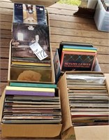 Large collection of LP vinyl records