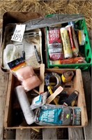 Lot of painting supplies, rollers, pads, etc