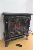 Electric Fireplace Heater w Remote Like New