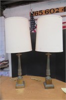 Pair of 40" high Table Lamps