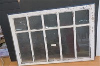 Vintage 10 Pane Window No Cracks in Windows