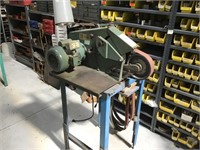 Square Wheel Belt Grinder w/ Stand