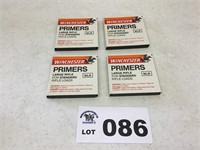 WINCHESTER LARGE RIFLE PRIMERS FOR STANDARD OR