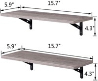 SUPERJARE Wall Mounted Floating Shelves