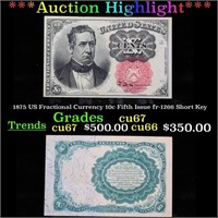 ***Auction Highlight*** 1875 US Fractional Currenc