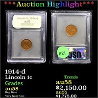 ***Auction Highlight*** 1914-d Lincoln Cent 1c Gra
