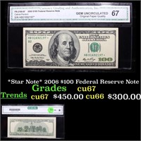 *Star Note* 2006 $100 Federal Reserve Note Graded