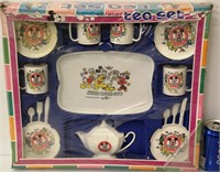 Rare Vintage Mickey Mouse Club Tea Set in Box