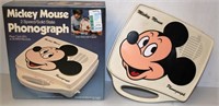 Mickey Mouse 2 Speed Phonograph w Box Shelcore
