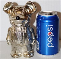1960's Mickey Mouse Silver Plated Cavalier Bank
