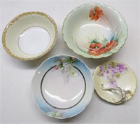 Hand Painted Bowls & Tray