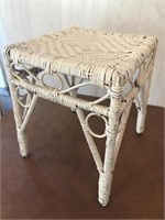 ANTIQUE WICKER TABLE