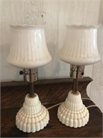 VINTAGE MILK GLASS LAMPS