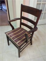 LADDER BACK ARM CHAIR