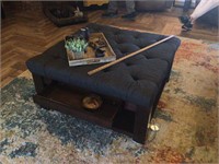 Sofa Table w/Cushion Top & Drawers
