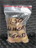 150 WHEAT CENTS