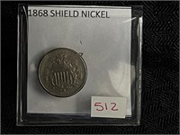 1868 SHIELD NICKEL