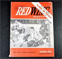 1961 DETROIT RED WINGS GAME PROGRAM Rangers