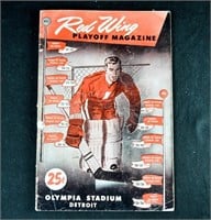 1958 DETROIT RED WINGS GAME PROGRAM Canadiens