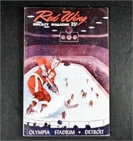 1956 DETROIT RED WINGS GAME PROGRAM Canadiens