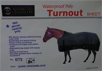 80IN TURNOUT SHEET COLOR DARK GREEN