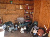 all contents of shed