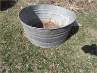 galvanized tub