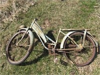 old bike(missing handle bars)