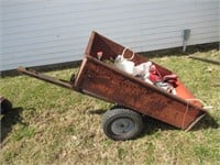 pull behind yard cart