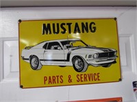 newer mustang sign