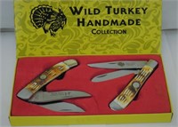 2 KNIFE SET-WILD TURKEY