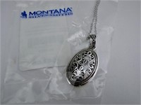 NECKLACE-SILVER FILIGREE BY MONTANA SILVER 6702