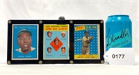 1950's-60's Baseball cards Hank Aaron, Ernie Banks