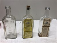 3 vintage Watkins bottles