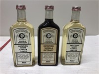 3 full Watkins Vanilla bottles