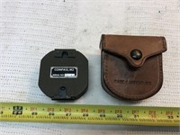Case carrying case with compass