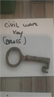 Civil War brass key