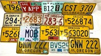 Great License Plates Lot Old & New  Great Wall Art