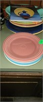 Genuine Fiesta Dinner Plates Appr 4pcs