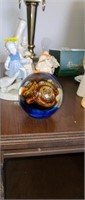 Glass Paperweight in a blown glass style