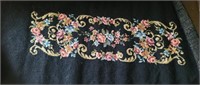 Hand Needlepoint Seat Cover