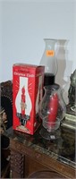 Electrified Christmas Hurricane Lamp and More