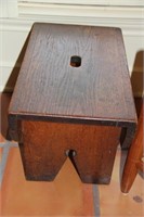 Antique wooden stool