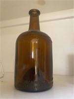Vintage brown glass bottle